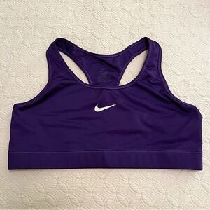 Nike Pro Women’s Dark Purple Sports Bra (size Large)